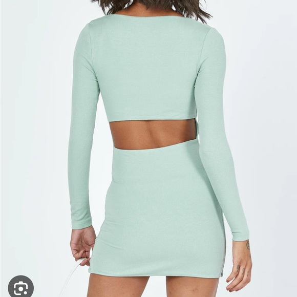 Javier mini dress sage princess Polly - Picture 2 of 2